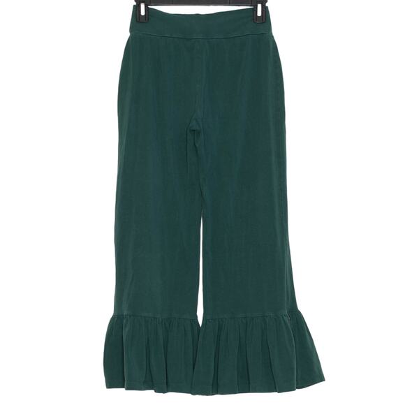 Matilda Jane Pants Y2K Minimalist Boho Retro Earthy Bell Bottom Green Size Small - Picture 4 of 4